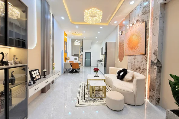 Nhà mới đẹp hẻm xe hơi Quận Bình Thạnh 30m2